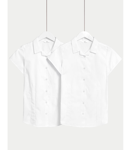 Blusa Escolar Unisex al por Mayor con Revestimiento Fácil de Planchar, Tela Transpirable de 115GSM, Uniforme Escolar para Estudiantes de 2 a 16 Años, Botones Reforzados, OEM - Product Image 5