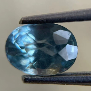 ZAFIRO AZUL OVALADO, zafiro azul natural de las minas de Ceilán, Sri Lanka, zafiro azul ovalado calentado. - Product Image 1