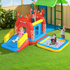Casa de rebote inflable <span class=keywords><strong>para</strong></span> niños de PVC blanco, pequeño castillo hinchable <span class=keywords><strong>para</strong></span> <span class=keywords><strong>fiestas</strong></span> <span class=keywords><strong>infantiles</strong></span>, modelo de salto <span class=keywords><strong>para</strong></span> entretener a los jóvenes - Product Image 2