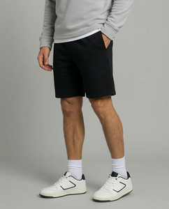 Wholesale Hot Selling Blank High Quality Polyester/Cotton Casual Eco-Friendly Fashion Sportswear Men Basketball Sweat Shorts - Product Image 5