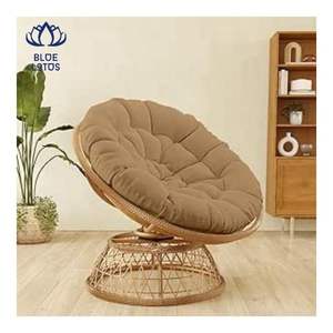 Silla Papasan MÁS VENDIDA 2026 con Estructura Tejida y Cojín Grueso para Salón y Área de Estudio, Estructura Confiable - Product Image 4