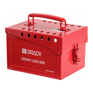 Boîte de verrouillage métallique portable moyenne Brady pour LOTO industriel, durable - Product Image 3