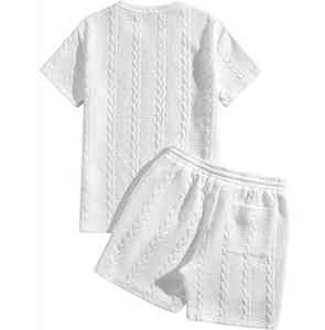 Ensemble de chemises et shorts personnalisés pour hommes, vêtements de mode respirants, t-shirts et shorts pour hommes - Product Image 3