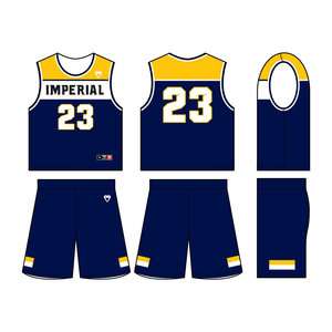 Imperial Custom Sublimated Box Lacrosse Jersey Set Men Women Youth Sleeveless Tank Top <b>Shorts</b> Quick Dry Uniforms All Seasons - Product Image 1