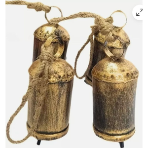 Campanas de Metal con Diseño Navideño Atractivo, Decoraciones Colgantes de Estilo Rústico Gigante, Proveedor Mayorista - Product Image 1