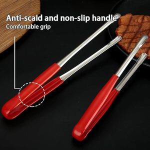 Premium Stainless Steel Kitchen Grill <b>Tongs</b> for Cooking BBQ <b>Serving</b> - Product Image 4