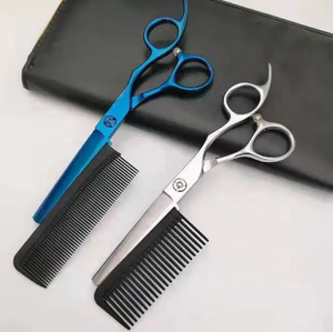 Wholesale Stainless Steel Beauty Professional Salon <b>Barber</b> Scissors Hair Cutting Thinning Shears <b>Set</b> - Product Image 4