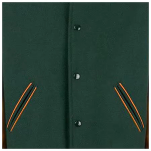 Veste universitaire unisexe oversize de style streetwear, vierge, à capuche, pour le baseball et l'hiver, de haute qualité à prix abordable, vente en gros - Product Image 4