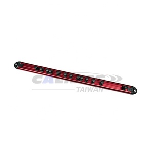 Organizador de Rieles Magnéticos de Aluminio para Llaves de Vaso de 1/4", 3/8" y 1/2" con Clips Redondos de Bloqueo Giratorio, para Uso Industrial y Bricolaje (OEM) - TAIWAN CALIBRE - Product Image 1