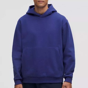Sweat-shirt à capuche en coton peigné gris givré Heather Independent Trading Co - Product Image 1