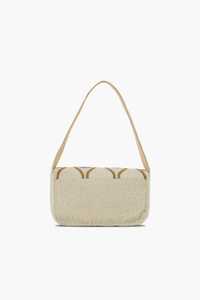Bolso Rectangular Bordado a Mano con Cuentas de Semillas NOUSHAD HANDICRAFTS, Diseño de Conchas y Estrellas de Mar, Artesanía Textil de Algodón para Fiestas - Product Image 2