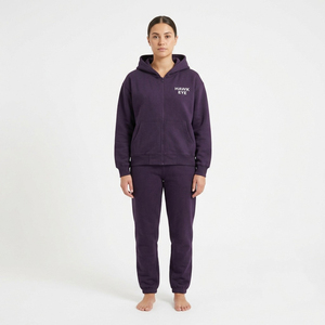 Conjunto de Sudadera con Capucha y Cremallera Negra de Alta Calidad para Mujer, Diseño Personalizado, Ropa Urbana, Top Corto, Traje Deportivo, Logotipo Personalizado - Product Image 6