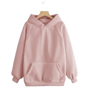 Sudaderas con capucha de gran tamaño de algodón bordado grueso sin cuerdas de fabricante de alta calidad con logotipo personalizado - Product Image 1
