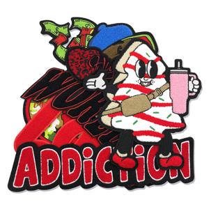 Parches Bordados con Adhesivo Fuerte de Alta Calidad, Parches de Chenilla con Borde Merrow para Prendas de Moda y Marcas de Ropa Urbana - Product Image 1