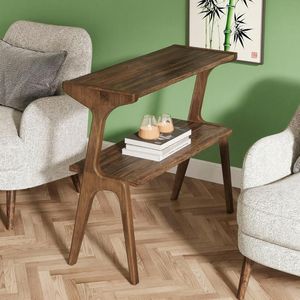 Tavolo Console in Legno Massello Utilizzabile Come Tavolino Laterale - Product Image 6