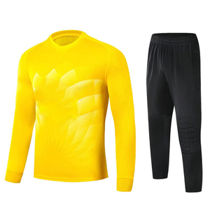 Uniforme de Portero Personalizado para Hombre y Mujer, Conjunto de Jersey de Portero de Fútbol con Coderas Acolchadas y Pantalones Cortos, Ropa Deportiva de Fútbol al por Mayor - Product Image 4