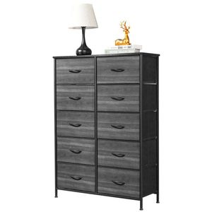 Double Row 10-<b>Drawer</b> Non-Woven <b>Storage</b> Cabinet with Cationic Cloth Surface Iron Frame Particle Board-for Organizing Your Space - Product Image 6