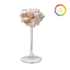 Best Selling Seashell Glass Handmade Wine <b>Goblet</b> For Summer Beach Events Factory Direct Sale Global Trade - Product Image 3
