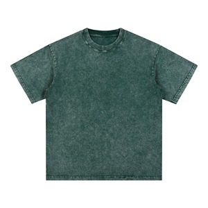Camiseta de Manga Corta para Hombre, Cuello Redondo, Color Borgoña Sólido, Corte Regular, Tejido Jersey Informal, 100% Algodón, Diseño Liso - Product Image 6