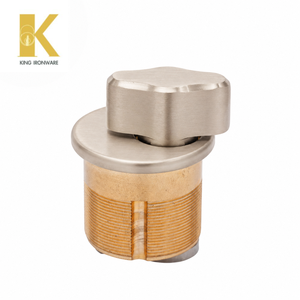 Manija de giro o opción de giro ADA de acero inoxidable satinado y latón de 32 mm para seguridad de puertas de edificios comerciales - Product Image 3