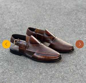 Nouveauté - Chaussures PESHAWARI en cuir de haute qualité pour hommes, fabriquées à la main, KHERI, à prix réduit, élégantes et raffinées - Product Image 5