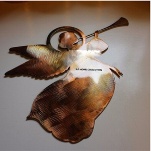 Arte de Pared Navideño de Metal con Diseño Simple, Estilo Elegante, Hecho a Mano, Decoración de Pared de Lujo, Sublimación en Blanco - Product Image 6