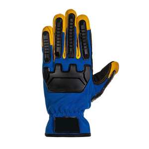 Gants de sécurité mécaniciens personnalisés avec logo, anti-vibration, résistants à la chaleur, avec poignet élastique, synthétiques et durables - Product Image 3