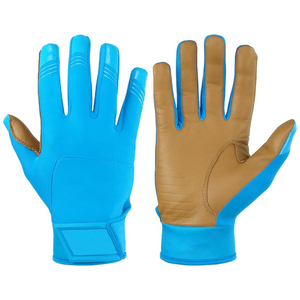 Guantes de Bateo de Béisbol de Alta Gama con Agarre Texturizado para Jugadores Profesionales, Guantes de Bateo de Cuero Acolchado Premium con Reducción de Picaduras - Product Image 4