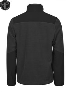 Wholesale Customized Men's Plush <b>Thick</b> Stand Collar Warm Jacket Fleece Zipper <b>Cardigan</b>, Fleece Jacket Outdoor Hiking Jacket - Product Image 5