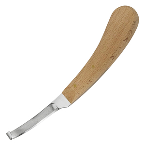 Couteau à sabots vétérinaire professionnel de haute qualité, lame en acier inoxydable, manche en bois, durable, utilisation manuelle, écologique, pour le bétail - Product Image 6