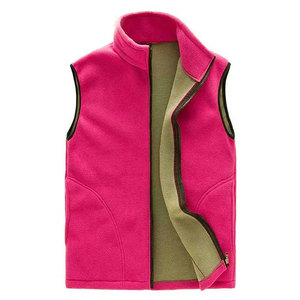 Gilet polaire pour hommes et femmes, veste sans manches pour sports d'hiver en plein air, vêtements de camping imperméables, vêtements d'extérieur réversibles en toile - Product Image 2