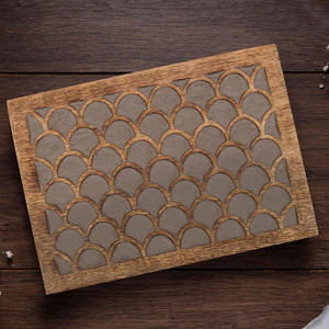 Cofre de Madera Económico para Recuerdos Personales, Recuerdos de Boda, Joyas, Regalos Especiales con Acabado Rústico Hecho a Mano por Aaliyan Impex - Product Image 6