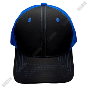SIBRIN <b>Black</b> Blue Laser Perforated Sports <b>Cap</b> Curved Brim Running Hat Dry Fit Athletic Tennis Golf Headwear Adjustable - Product Image 3