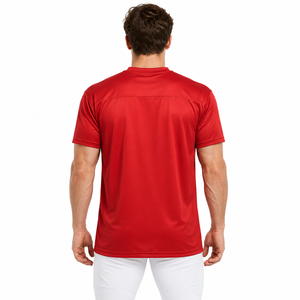 Maillot de football rouge personnalisé, maillot de football vierge pour hommes, maillot d'équipe personnalisé, chemise de sport athlétique pour hommes - Product Image 4
