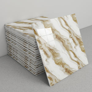 Vendita calda elegante stile realistico in marmo impermeabile Peel Stick pannello di piastrelle nuovo tipo adesivo da parete <span class=keywords><strong>per</strong></span> cucina camera da letto bagno parete - Product Image 5