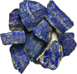 Pierre brute naturelle de Lapis Lazuli pour la décoration intérieure, thème artistique minimaliste, lot multi-pièces - Product Image 3