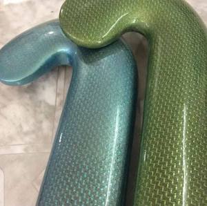 Palo de Hockey sobre Césped de Fibra de Carbono 18K % para Uso en Interiores/Exteriores con Empuñaduras y Cinta Adhesiva - Product Image 6