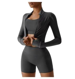 Conjuntos de Yoga Transpirables de Secado Rápido, Ropa Deportiva de Gimnasio para Mujer, Material de Alta Calidad, Logotipo Personalizado, Conjuntos de Ropa de Yoga - Product Image 3