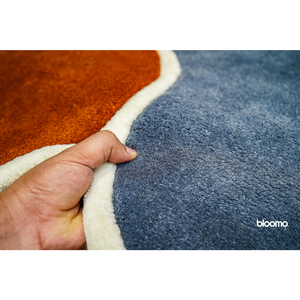 Alfombra de Lana Tufted RTS, Alfombra Geométrica de Arte Moderno, Directo de Fábrica, Base de Algodón para Sala de Estar, Venta al Por Mayor - Product Image 5