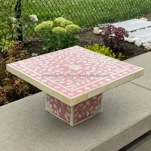 Venta al por mayor de bandejas de soporte para servir chocolate con incrustaciones de hueso de nácar para tienda de chocolate y accesorios de panadería de LUXURY CRAFTS - Product Image 3