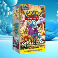 Boîte de boosters Pokémon Wild Force, jeu de cartes à collectionner d'anime coréen, cartes de personnages rares en papier, Carbon Impact