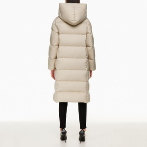 Veste d'hiver épaisse en coton personnalisée LONG pour femmes, veste matelassée en duvet, parka, veste imperméable coupe-vent - Product Image 4