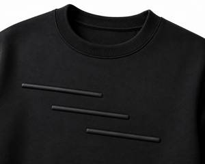 Sweat-shirt en molleton pour homme, motif personnalisé sur la poitrine, mélange de coton lourd, coupe classique, col rond, respirant, écologique, hiver - Product Image 2