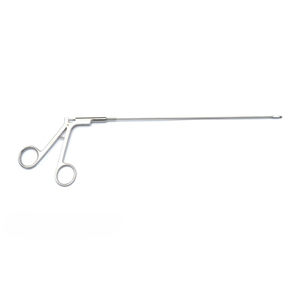 Pinzas micro laringeales tubulares de acción redonda con mandíbula de copa de 2 mm de acero inoxidable para instrumentos médicos ORL de Mahfooz Instruments - Product Image 2