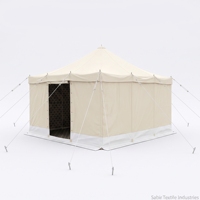 Tente de désert arabe traditionnelle de luxe à double couche en toile, design imperméable quatre saisons pour Dubaï, l'Arabie Saoudite, les Émirats arabes unis, le Qatar