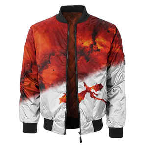 Chaqueta Bomber de Camuflaje de Alta Calidad con Cremallera para Hombre, Personalizada con Impresión Frontal, Transpirable, Deportiva, de Poliéster - Product Image 4