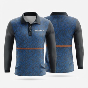 Classic Men Full <b>Sleeve</b> <b>Golf</b> Polo Custom Activewear Men Performance Sportswear Athletic Shirt <b>Long</b> <b>Sleeve</b> <b>Top</b> - Product Image 5