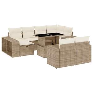 Ensemble de canapés de jardin beige - Product Image 2