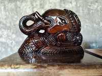 Supports muraux en bois sculptés à la main en forme de tête d'éléphant pour les cérémonies de baptême et les fêtes d'anniversaire, décoration à thème animalier