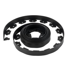 UV-Resistant M Flexible Lawn <b>Edging</b> Roll 20ft X 2 Inch <b>Plastic</b> Garden Border 120 Spikes No Dig Landscape <b>Edging</b> - Product Image 1